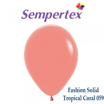 Sempertex Fashion Solid Tropical Coral 059