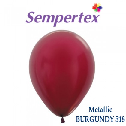 Sempertex Metallic BURGUNDY 518