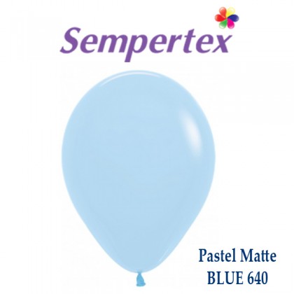 Sempertex Pastel Matte BLUE 640