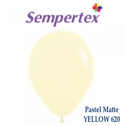 Sempertex Pastel Matte YELLOW 620