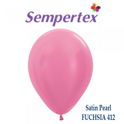 Sempertex Satin Pearl FUCHSIA 412