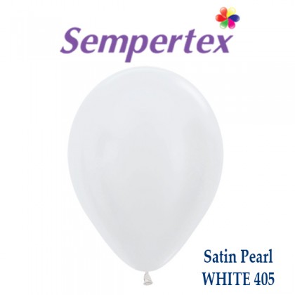 Sempertex Satin Pearl WHITE 405