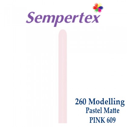 260 Sempertex Pastel Matte PINK 609