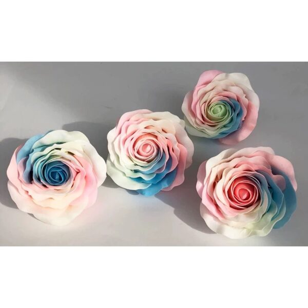 Rainbow Colour Soap Flower