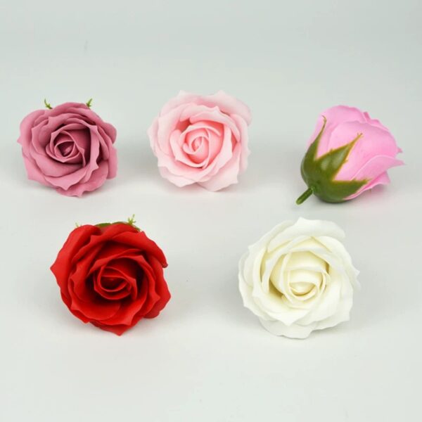 4 Layer Crimping Roses Soap Flower