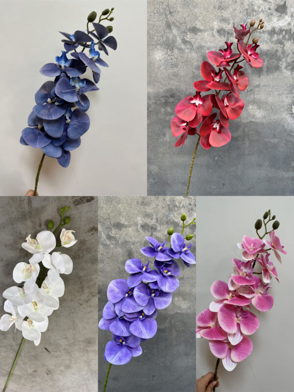 9 Head Phalaenopsis Artificial Flower