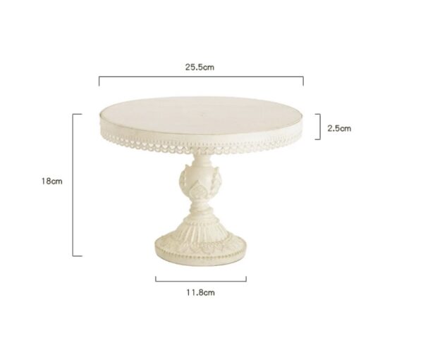 Cake Stand - Ivory White