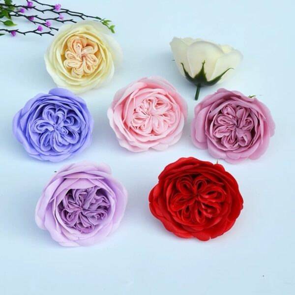 Austin Rose Soap Flower