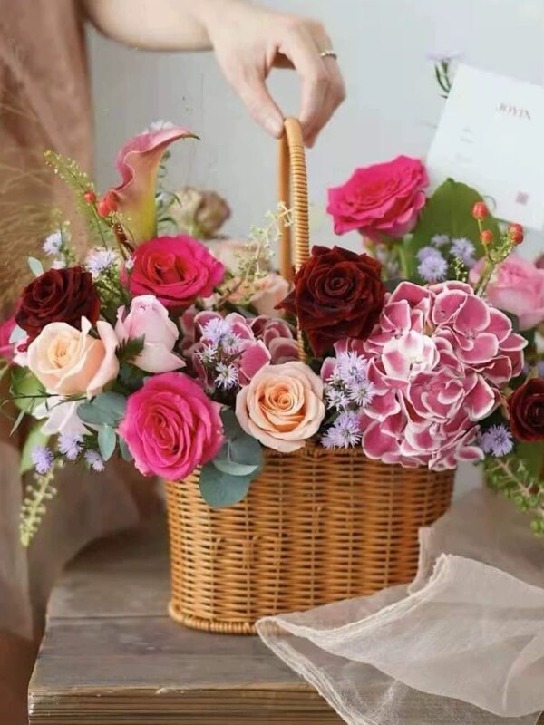 Oval Flower Basket