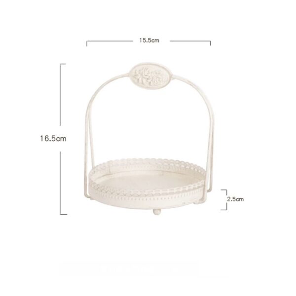 Basket Tray - Ivory White