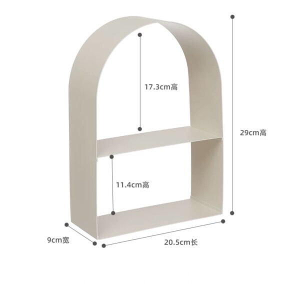 Round Arch Tray - Cream White