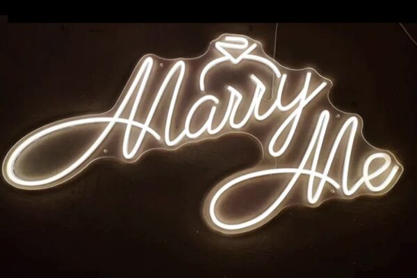 Marry Me Neon Light